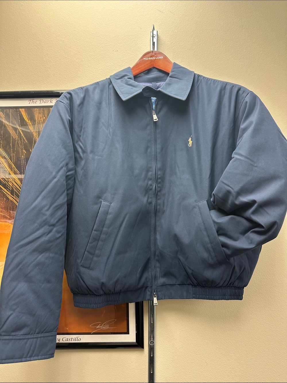 Polo by Ralph Lauren Navy Full-Zip Bomber Jacket